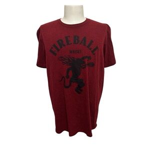 5/$30 🎈 Fireball whisky large short sleeved tee